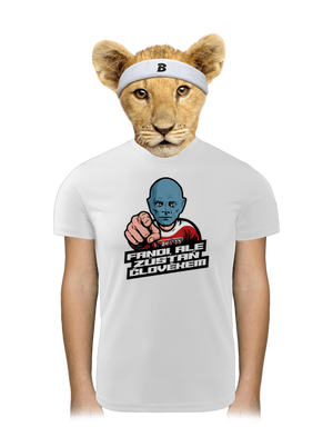 Fandi, ale zůstaň Fantomasem dětské sportovní tričko White