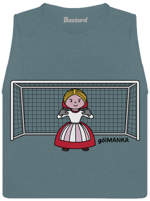 Gólmanka dámské tílko volné Heather Deep Teal