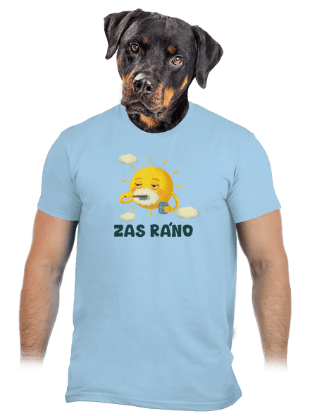 Zas ráno pánské tričko Sky Blue