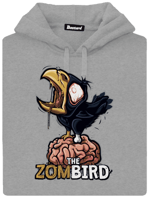 Zombird pánská mikina klokanka Light Melange