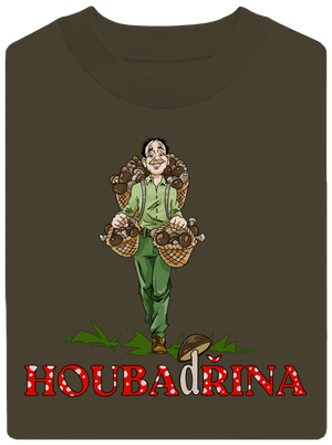 Houbadřina unisex mikina bez kapuce Urban Khaki