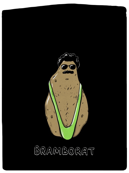 Bramborat dámská mikina na zip Black