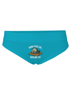 Ranní ptáče spí dámské kalhotky Turquoise