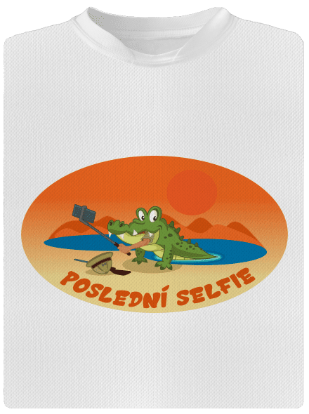 Poslední selfie dětské sportovní tričko White