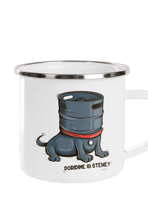 Štěně plecháček White