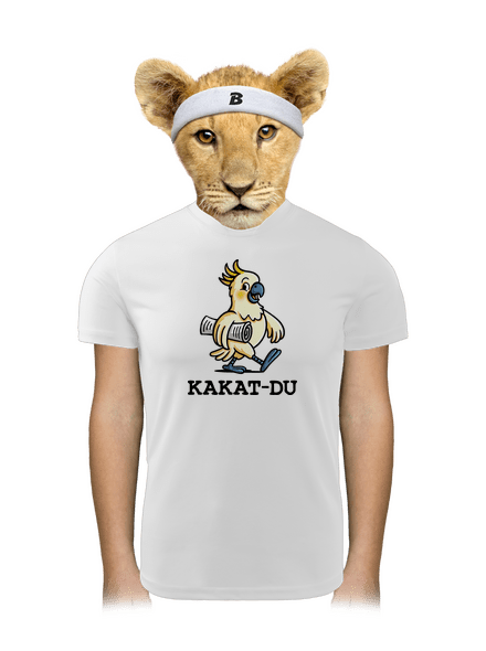 Kakat-du dětské sportovní tričko White
