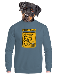 unisex mikina bez kapuce