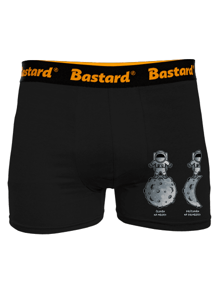 Půlčlovek na půlměsíci boxerky Black