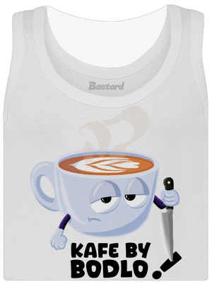 Kafe by bodlo dámské tílko klasické White