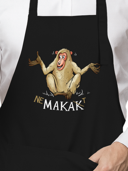 Nemakat zástěra Black