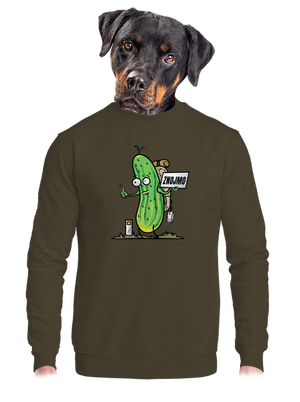 unisex mikina bez kapuce