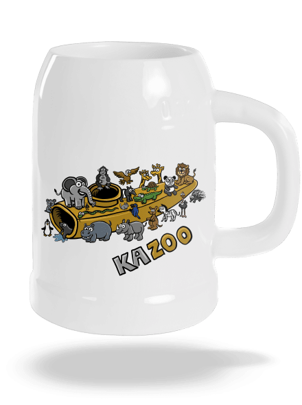 KaZoo půllitr White