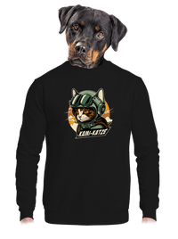 unisex mikina bez kapuce