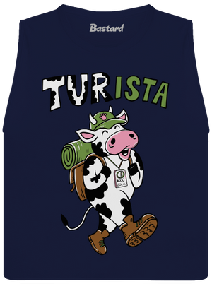 Tur na cestách dámské tílko volné Navy