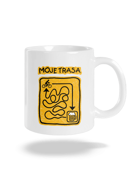 Moje trasa klasický hrnek White