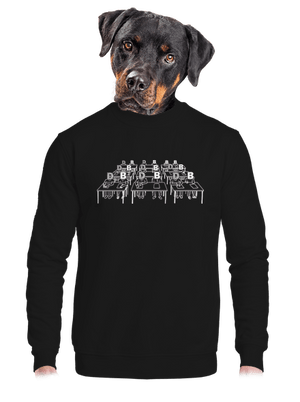 Cimrman: Debil, blbeček unisex mikina bez kapuce Black