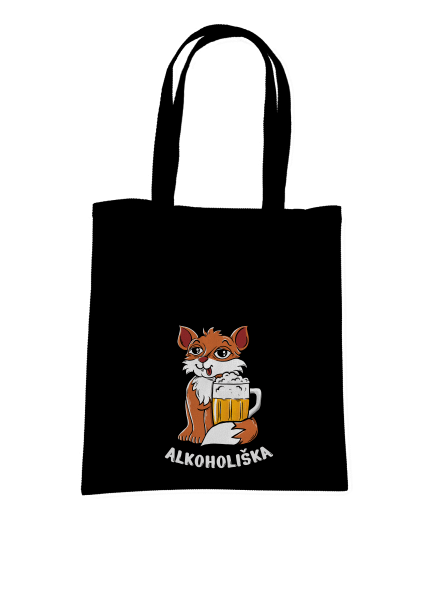 Pivní Alkoholiška taška Black