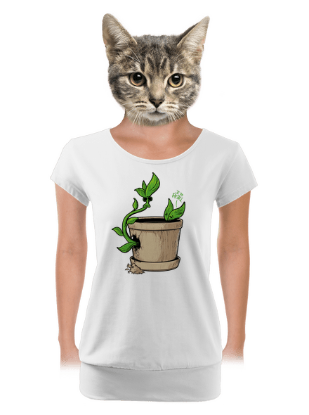 Rebel dámské tričko s lemem White