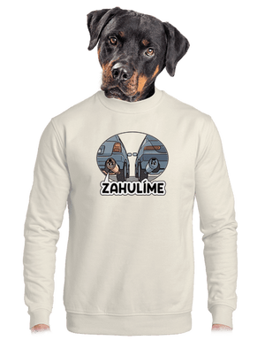unisex mikina bez kapuce