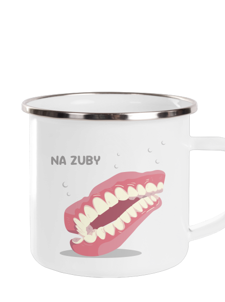 Hrnek na zuby plecháček White