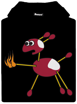 Kaštany pánská mikina klokanka Black