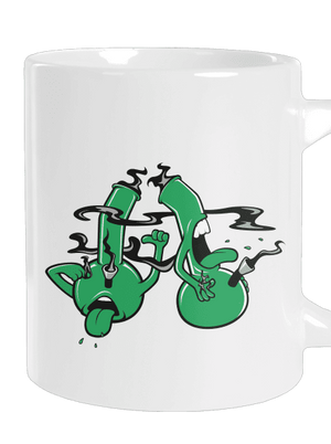 Bongo kašel velký hrnek White