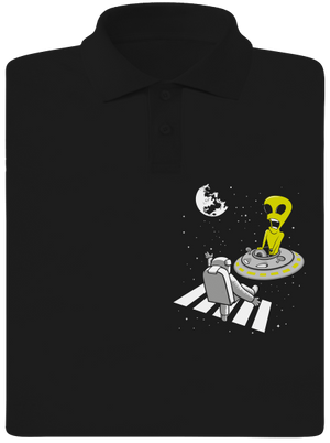 Vesmírný přechod pánská polokošile Black