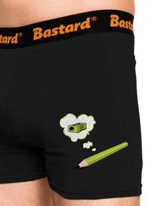 Tužka a Ořezávátko boxerky Black