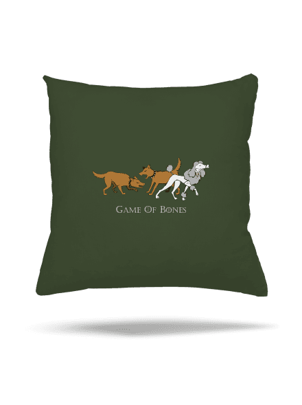 Game of Bones polštář Olive Green