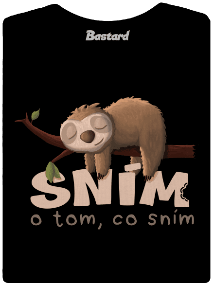 Sním o tom, co sním dámské tričko s lemem Black