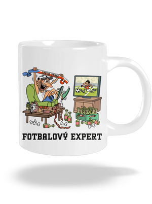 Fotbalový expert velký hrnek White