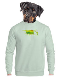 unisex mikina bez kapuce