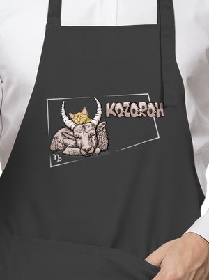 Kočičí horoskop: Kozoroh zástěra Dark Grey