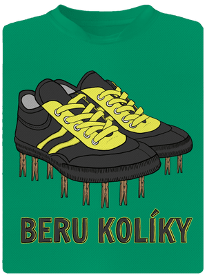 Beru kolíky dětské sportovní tričko Kelly Green Mal