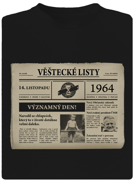 Věštecké listy pánské sportovní tričko Black