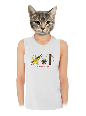 Okořeňme to dámské tílko volné White