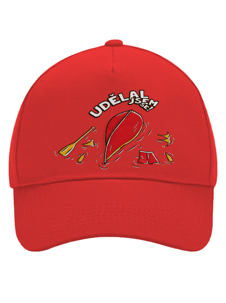 Udělal jsem se kšiltovka baseballka Classic Red