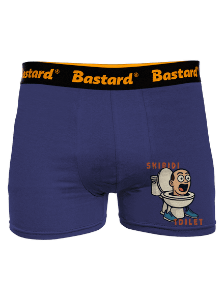 Skibidi Toilet boxerky Blue Navy