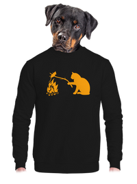 unisex mikina bez kapuce