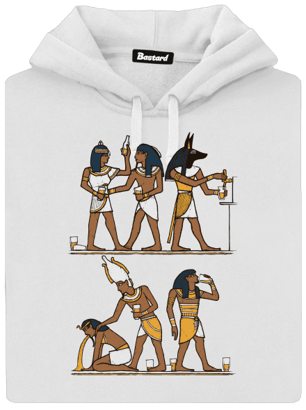 Egyptská párty dámská mikina klokanka White