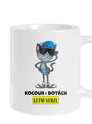 Kocour v botách klasický hrnek White