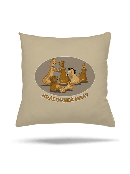 Královská hra polštář Beige