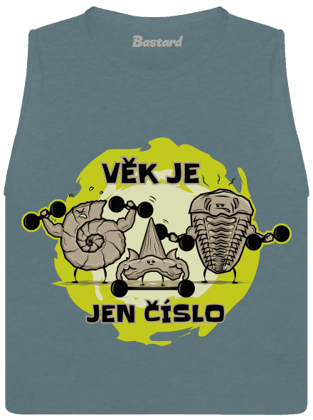 Věk je jen číslo dámské tílko volné Heather Deep Teal