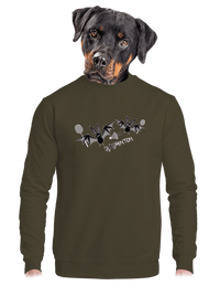 unisex mikina bez kapuce