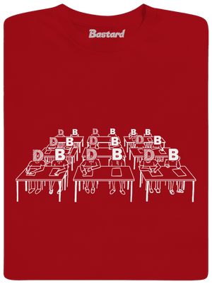 Cimrman: Debil, blbeček pánské dlouhý rukáv Red