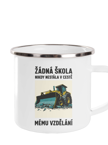 Žádná škola plecháček White