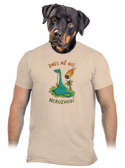 Nic mě nerozhodí pánské tričko Sand