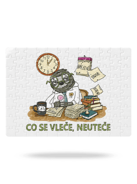 Co se vleče, neuteče puzzle White