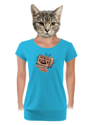 dámské tričko s lemem