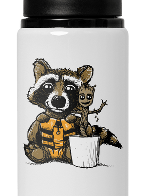 Strážci galaxie lahev na vodu White